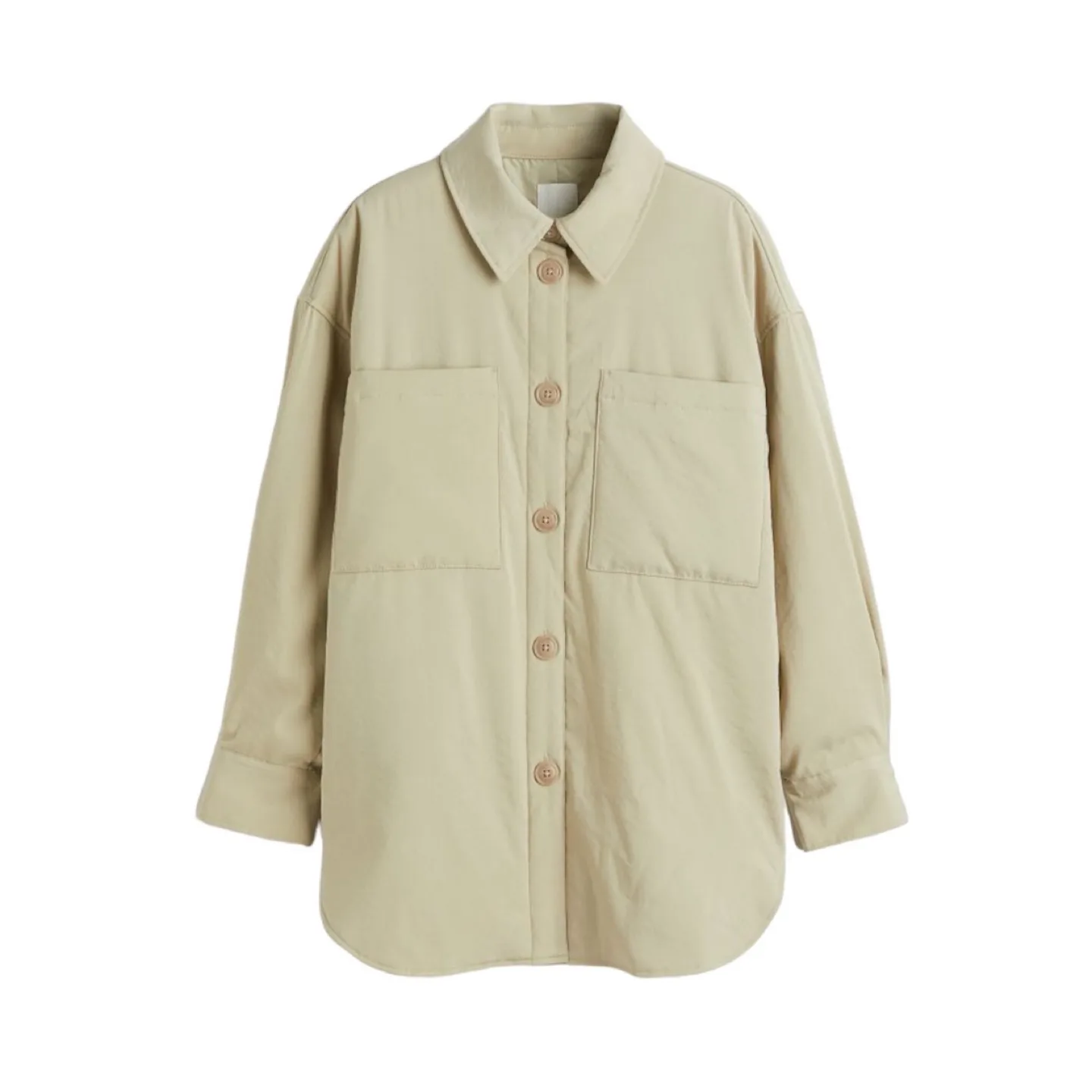 H&M Padded Shirt Jacket Shacket Size Small thumbnail