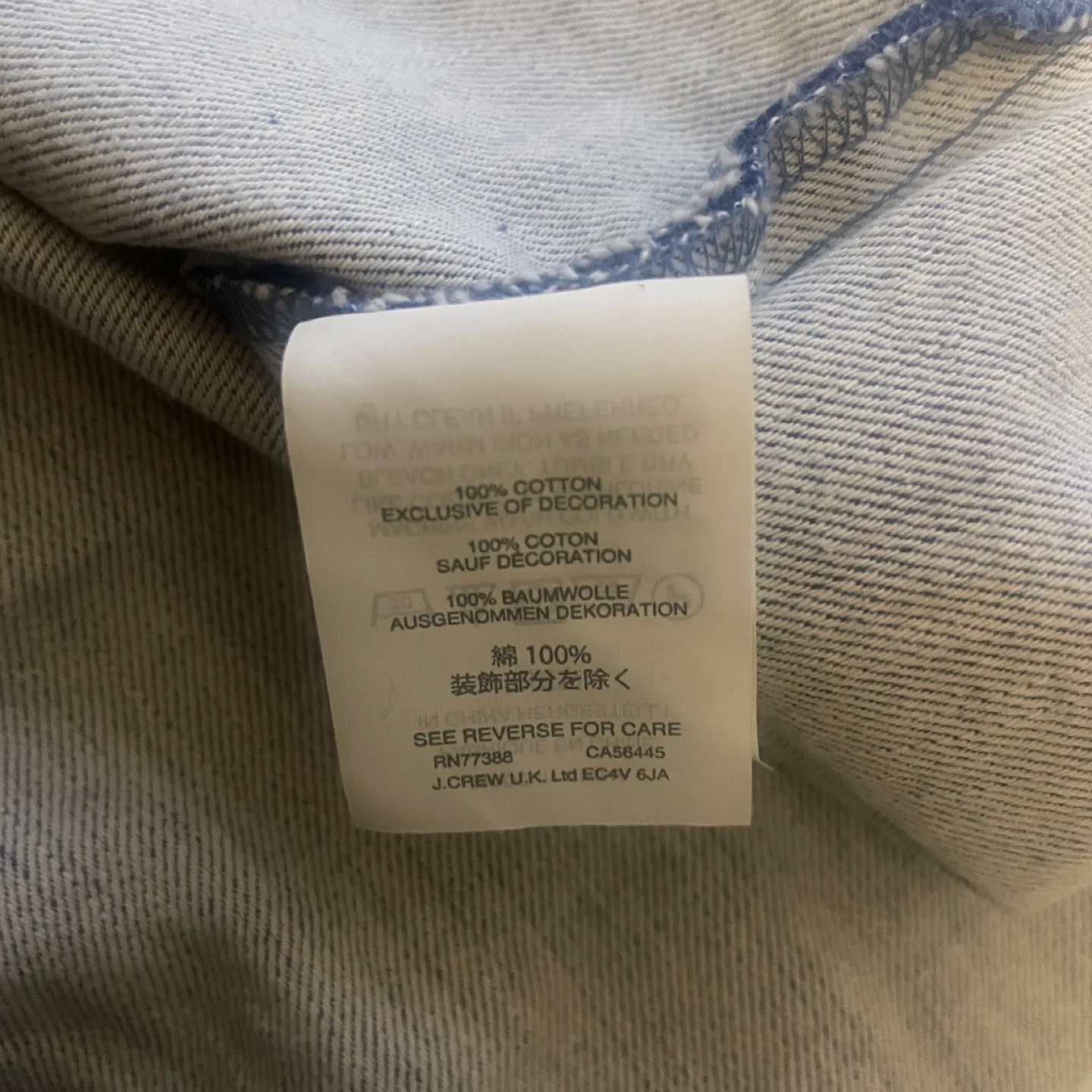 J. Crew Blue Scalloped Top with Grommets Size 0 image indicator(8)