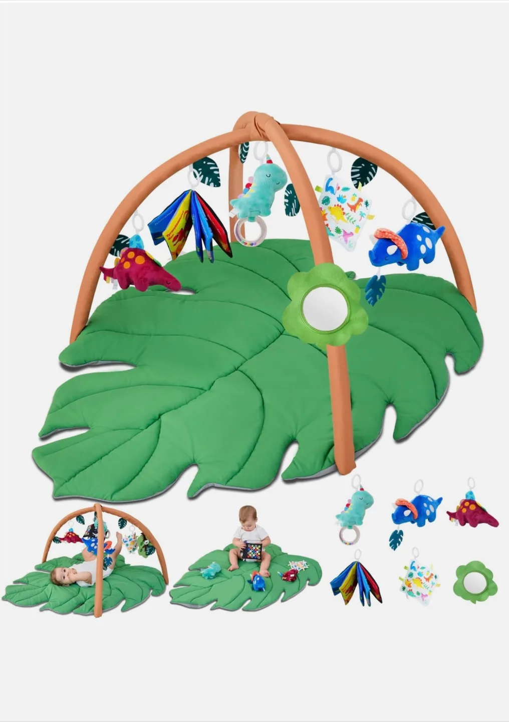 IGRA Dinosaur Theme Baby Gym Play Mat thumbnail