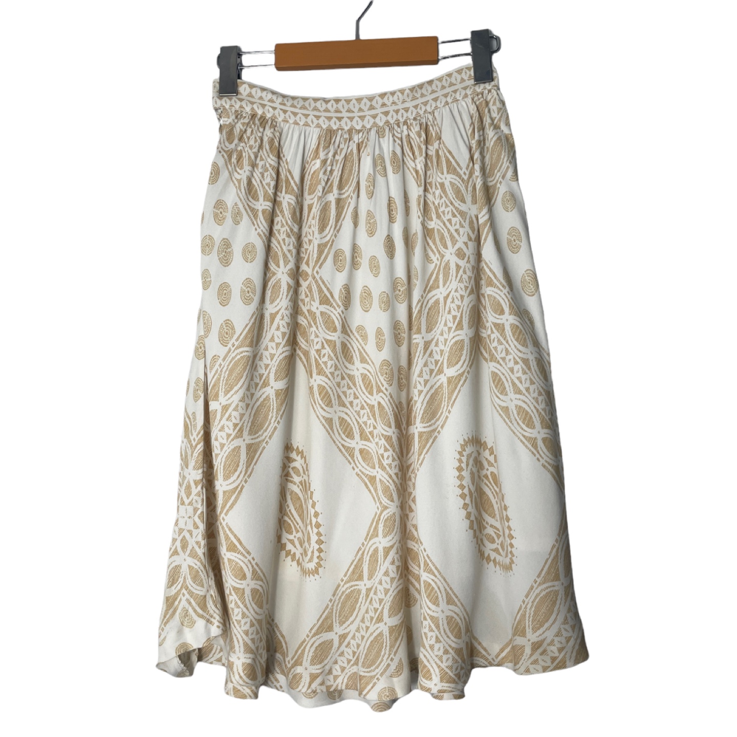 Ports International Vintage Print Rayon Skirt Size 4