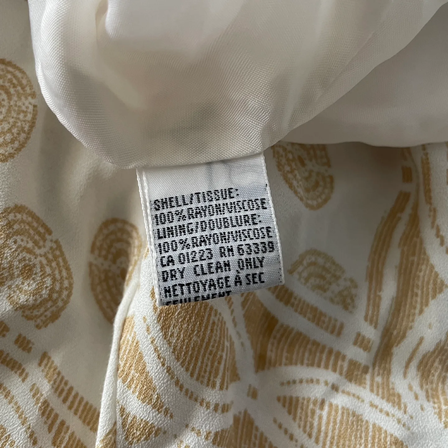 Ports International Vintage Print Rayon Skirt Size 4 image indicator(6)