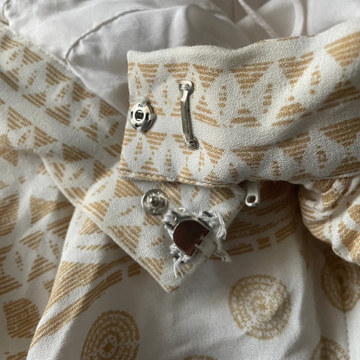 Ports International Vintage Print Rayon Skirt Size 4 image indicator(4)