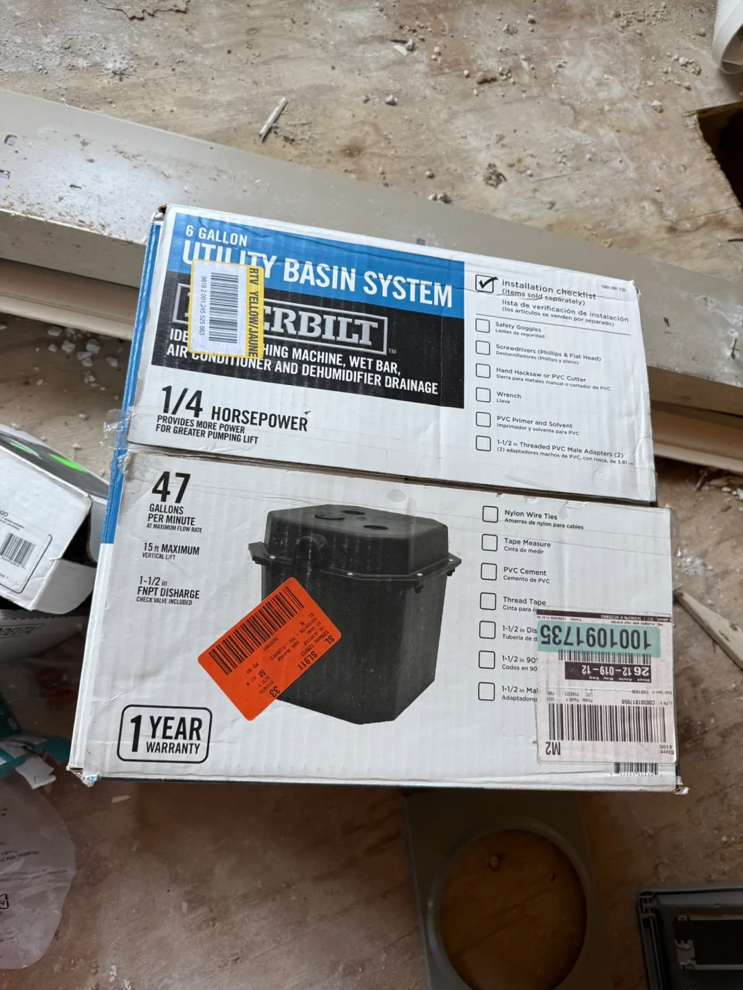 Everbilt 6-Gallon Utility Basin System - New thumbnail