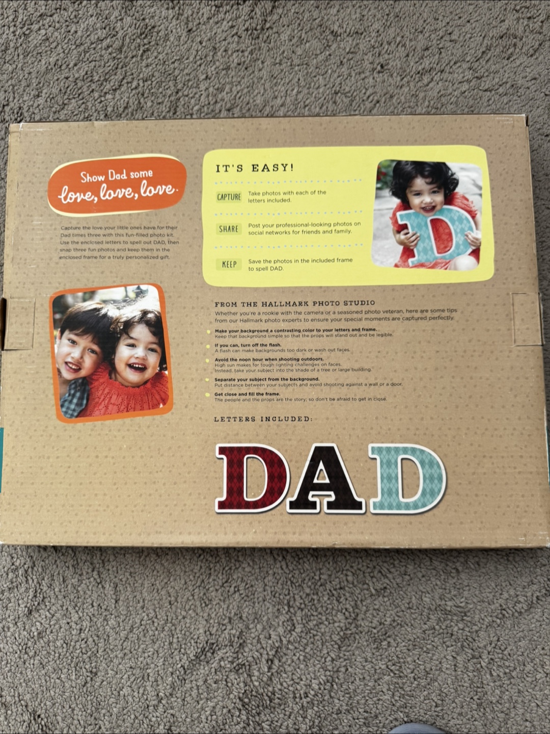 Hallmark Show Dad Love Photo Kit (New) - photo 2