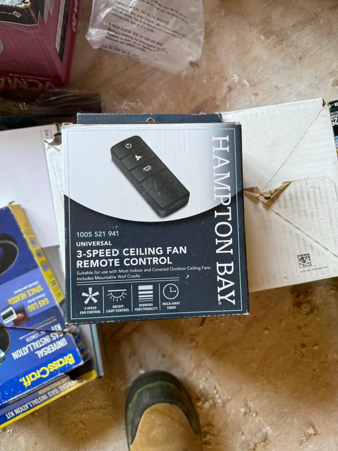 Hampton Bay 3-Speed Ceiling Fan Remote thumbnail