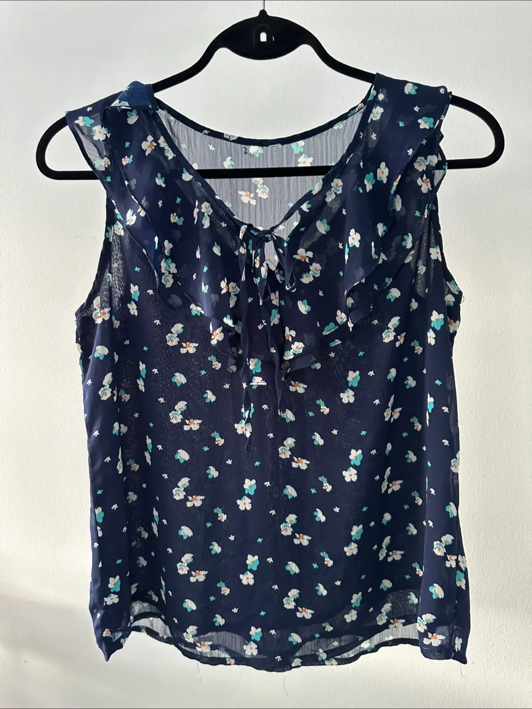 Floral Navy Blouse thumbnail