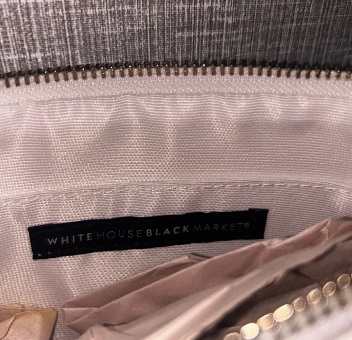 White House Black Market Floral Clutch image indicator(2)