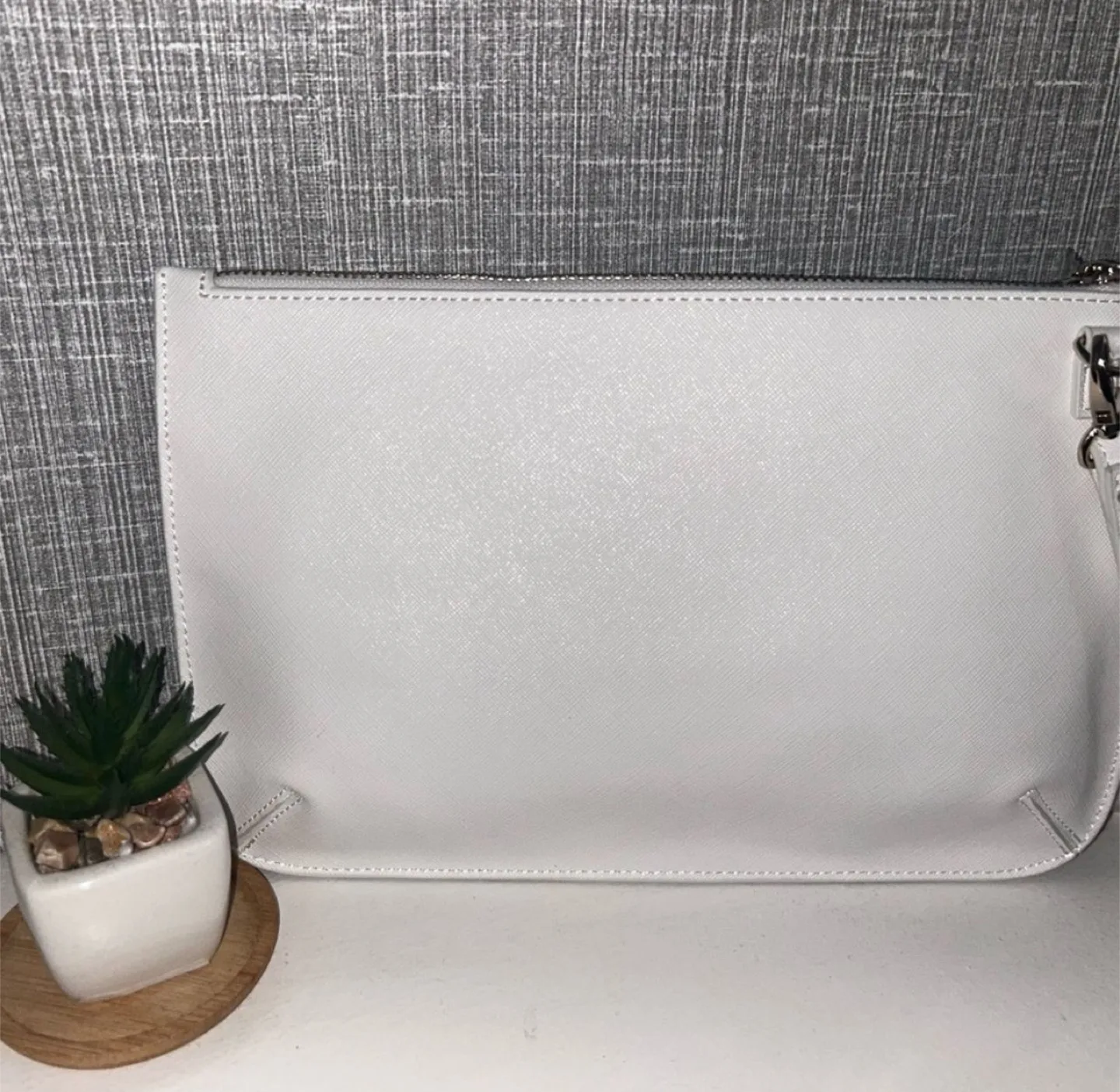 White House Black Market Floral Clutch image indicator(3)