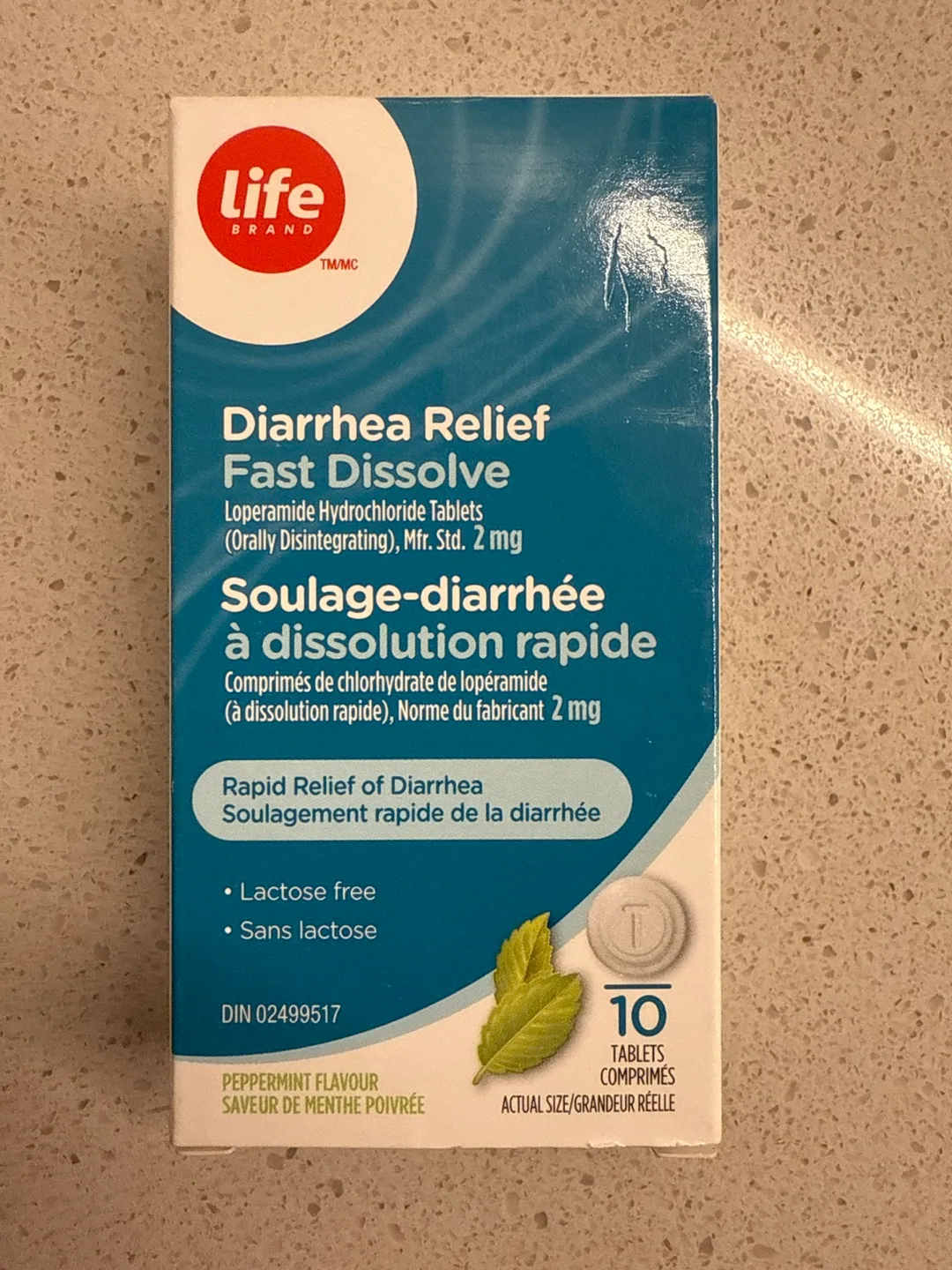 Life Brand Diarrhea Relief Fast Dissolve - 2 Tablets used thumbnail