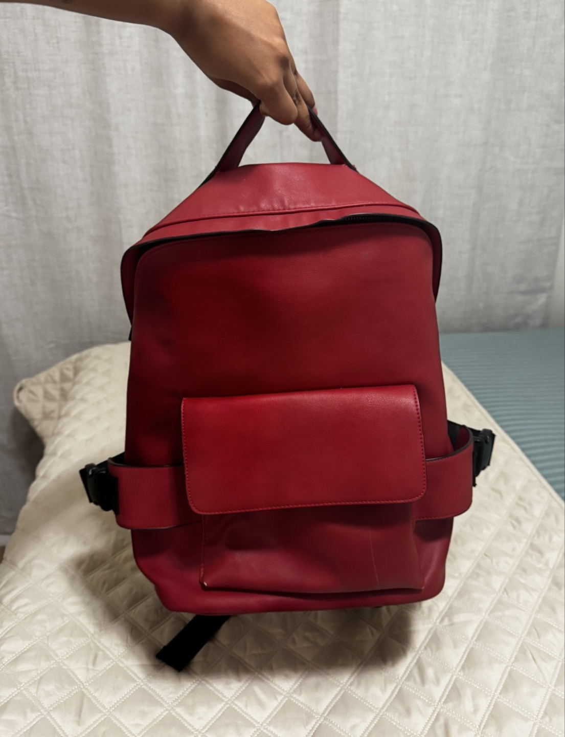 Red Aldo Backpack