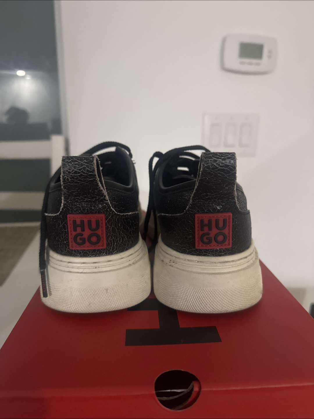 HUGO Urian_Oxtr_crk Black Sneakers - Size 7 - photo 3
