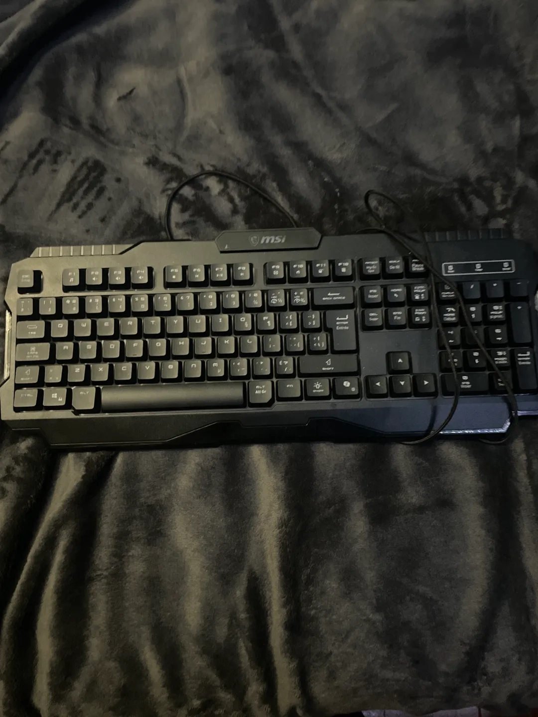 MSI Gaming Keyboard - Black thumbnail