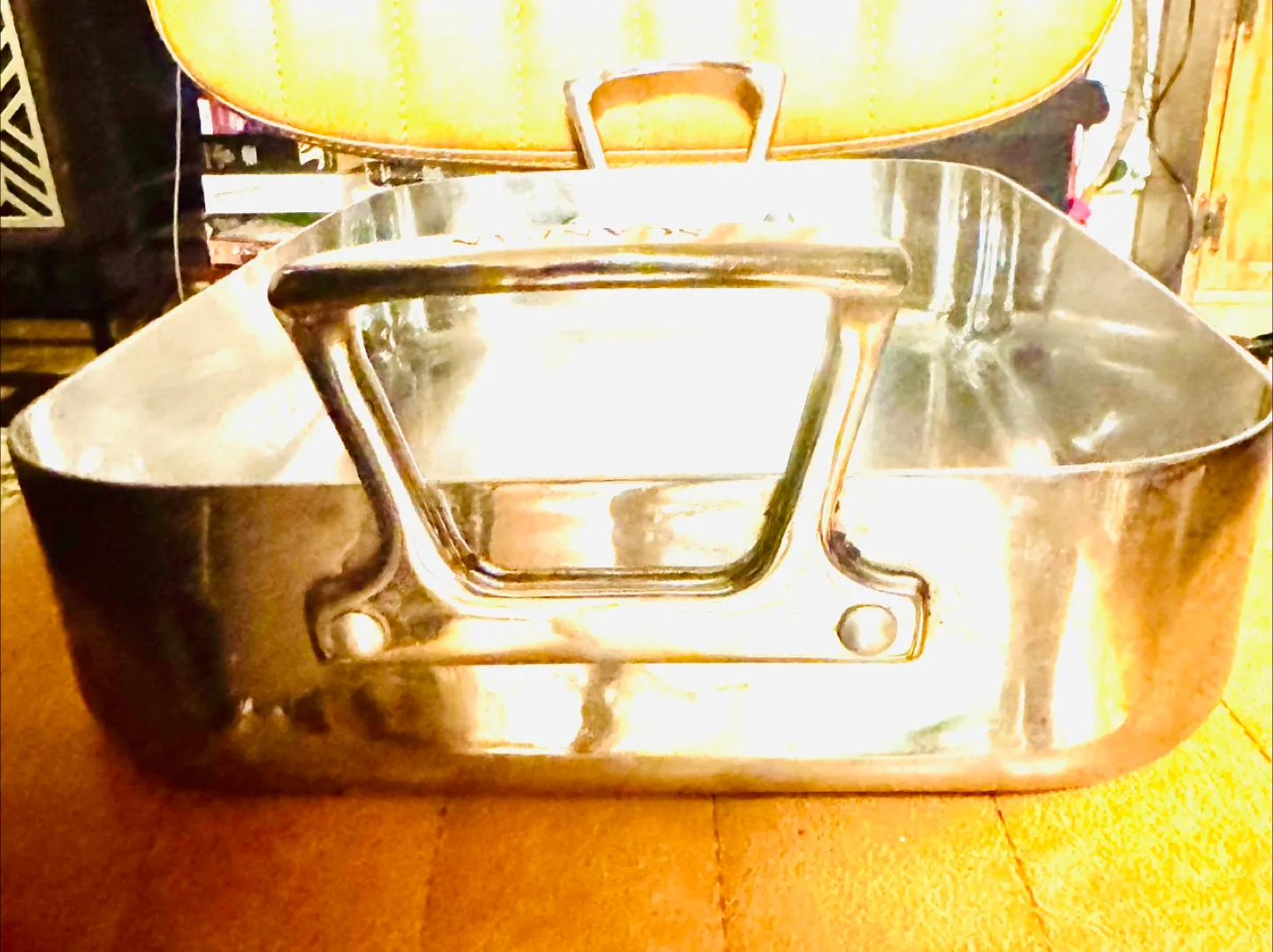 Scanpan Fusion 5 Stainless Steel Roaster 17.25" x 9.5" image indicator(5)