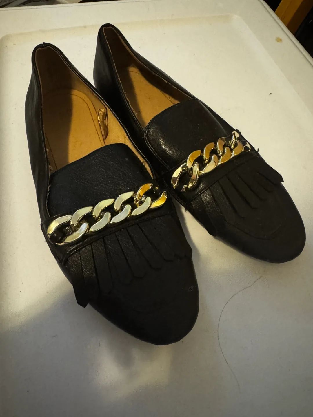 H&M Black Loafers - Size 7 thumbnail