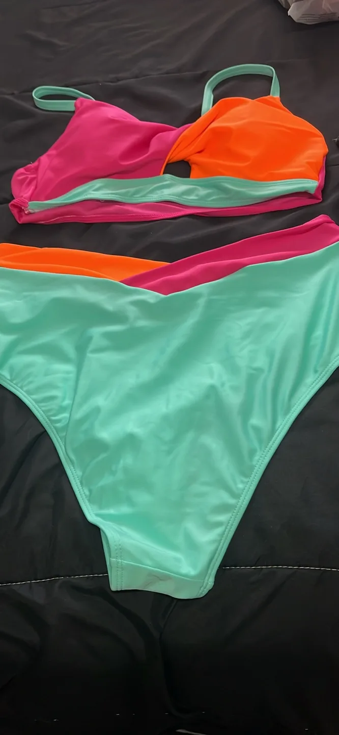 High waisted adult bikini set thumbnail