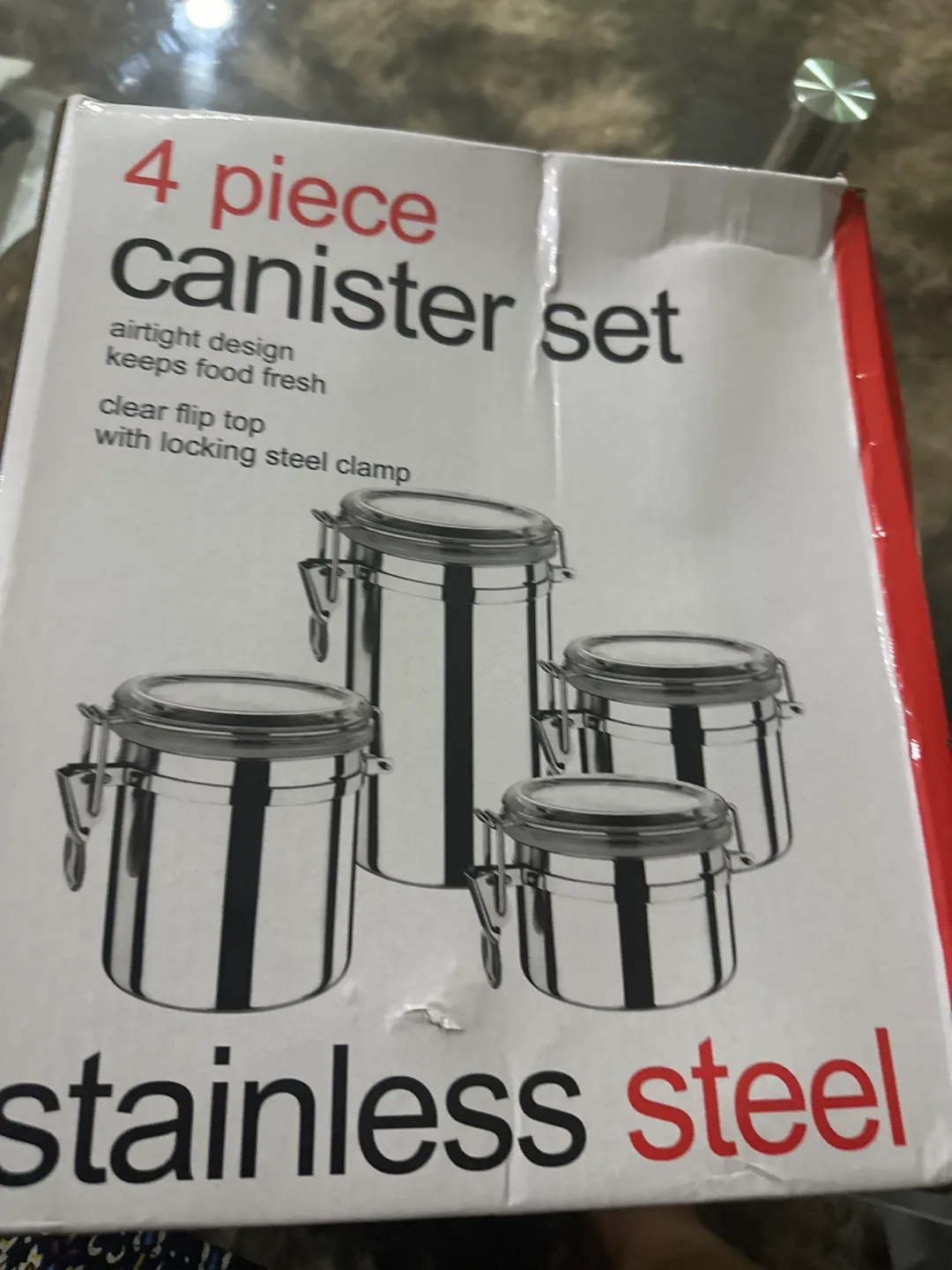 🇨🇦Stainless Steel Airtight Food Storage Canister Set image indicator(3)