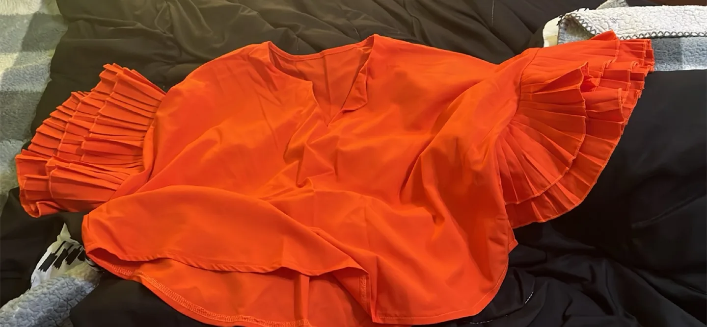 Adult Pleated Sleeve Blouse thumbnail
