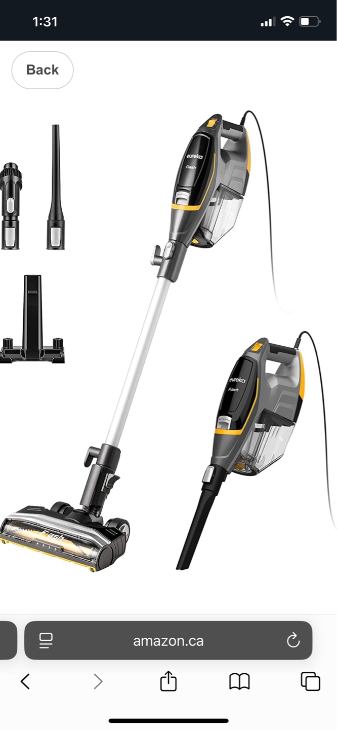Eureka Flash Lightweight Stick Vacuum