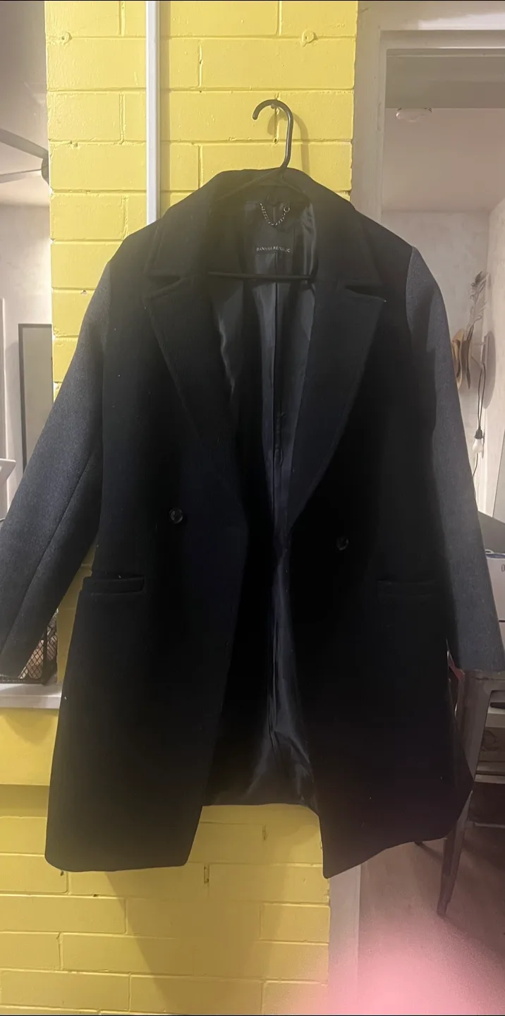Banana Republic Wool Blend Coat 🍁 🇨🇦 thumbnail