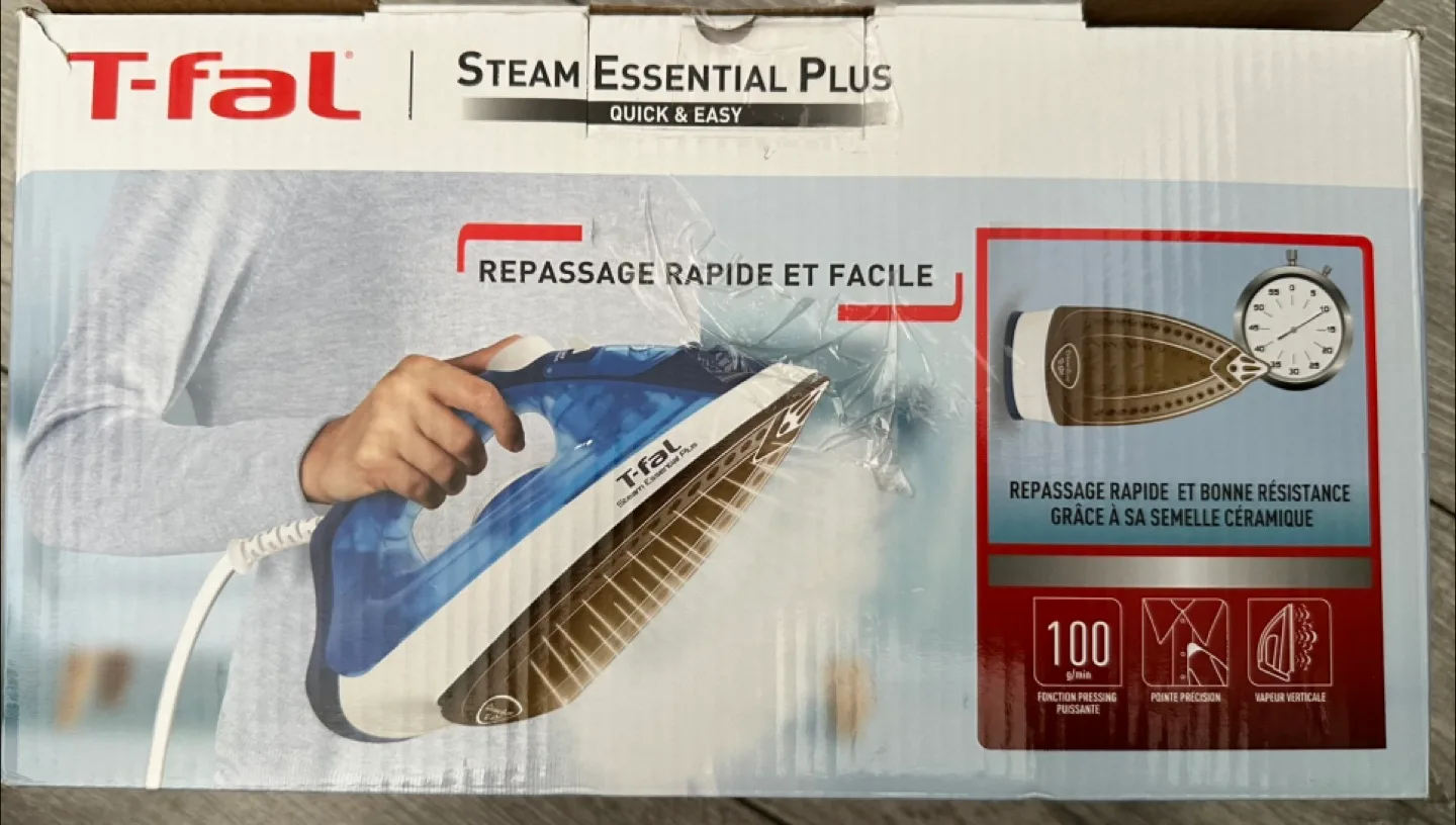 T-fal Steam Essential Plus Iron - Quick & Easy thumbnail