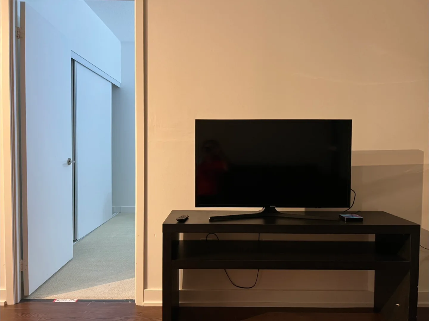 Ikea TV stand black thumbnail