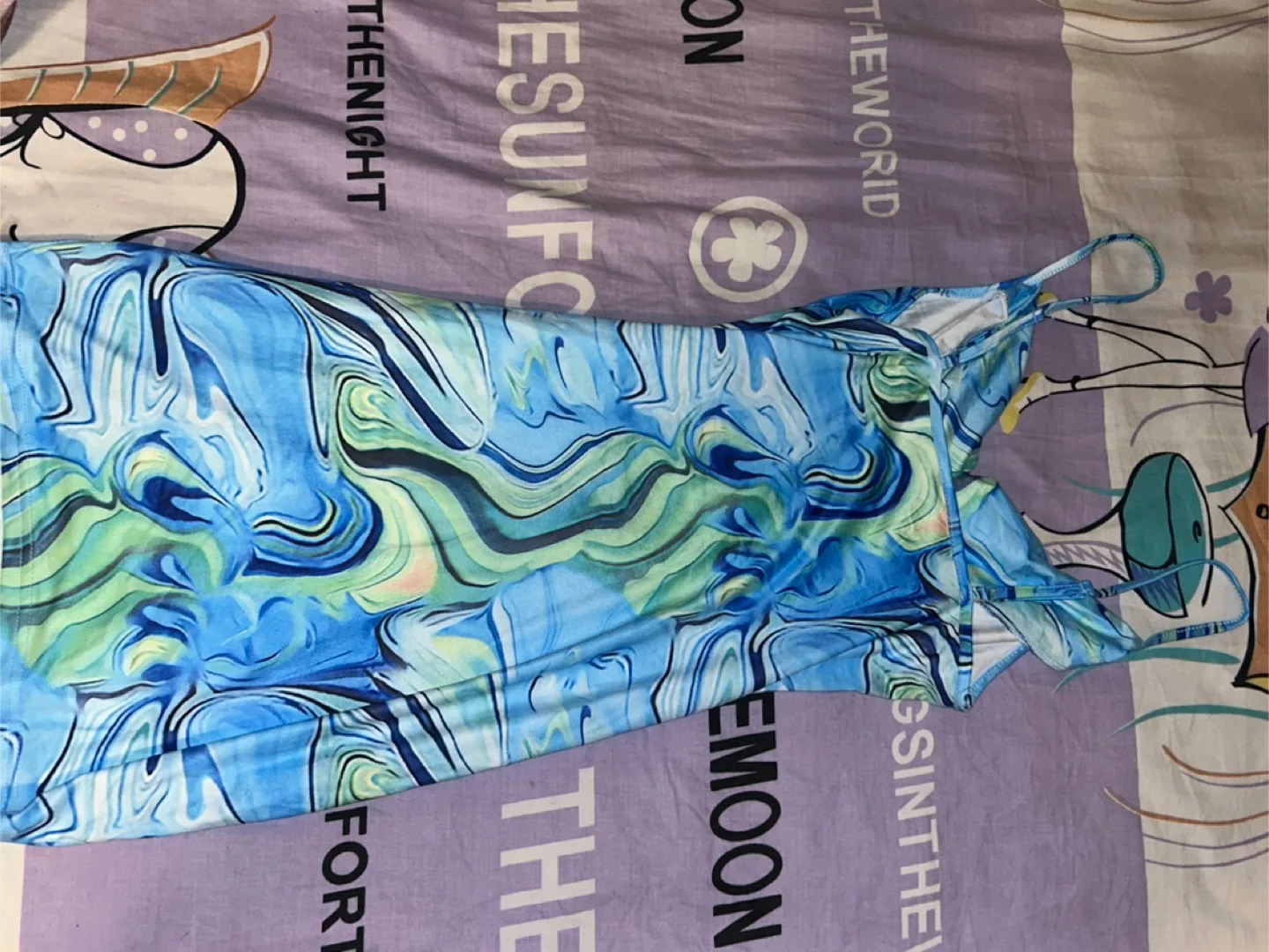 Blue Patterned Sundress thumbnail
