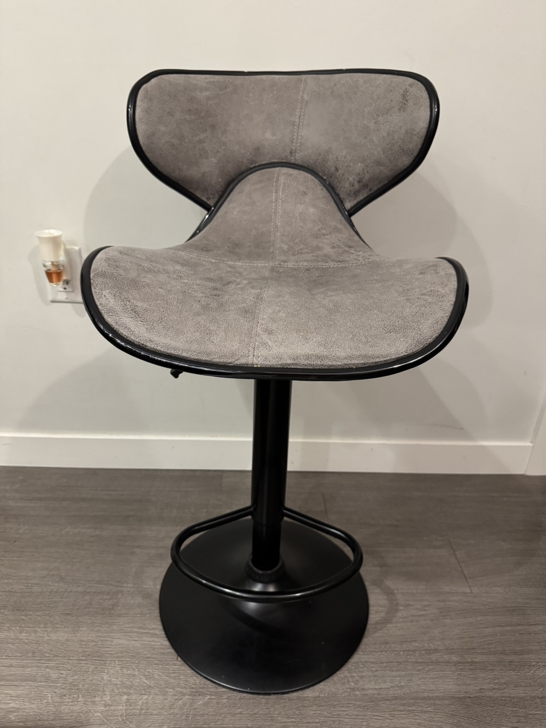Grey Swivel Bar Stool- set of 4