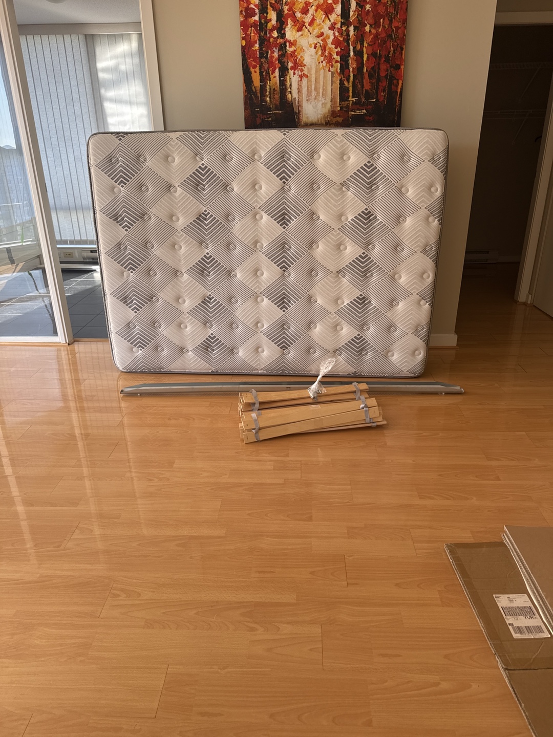 Full size mattress and ikea frame - photo 4