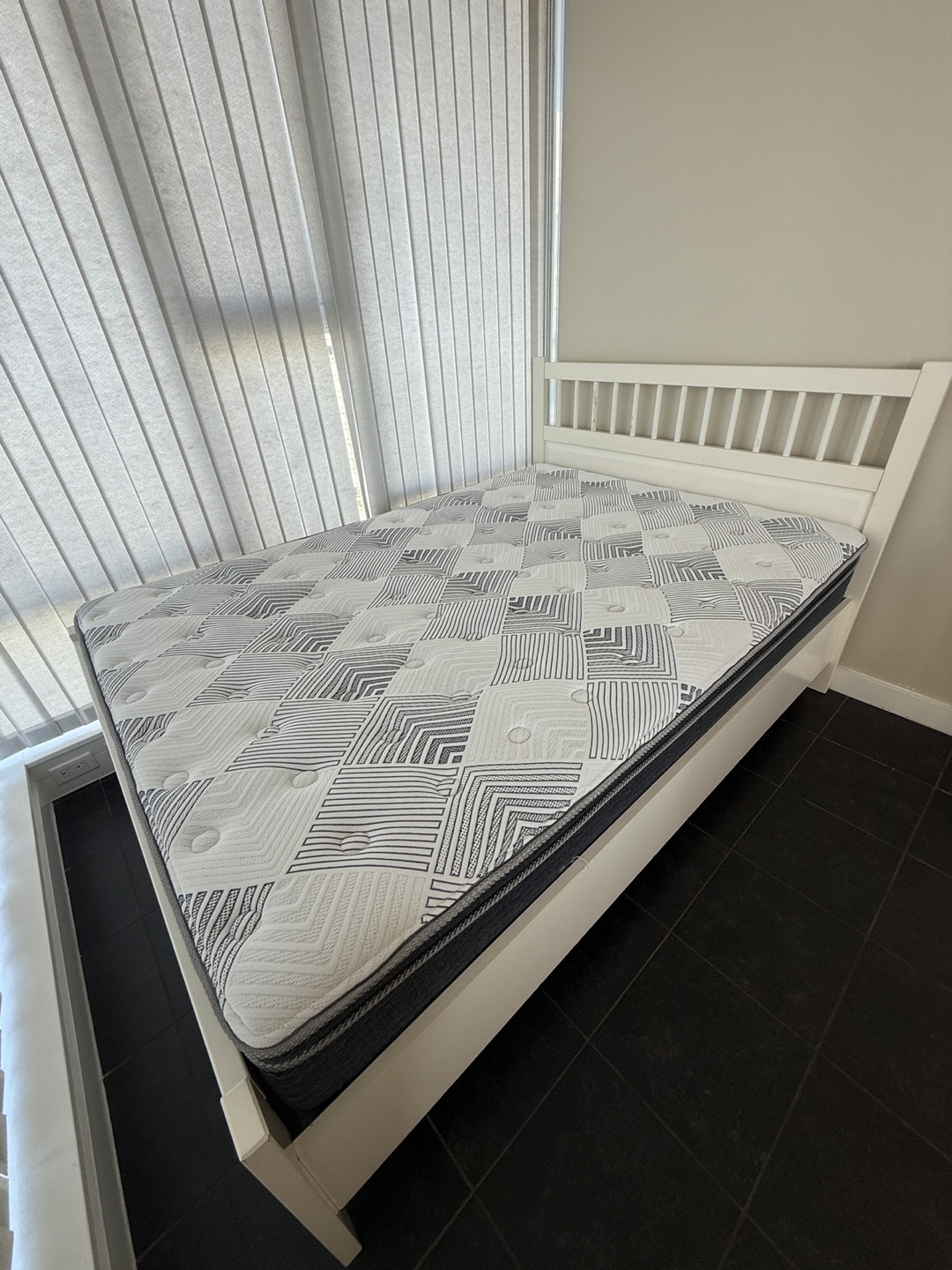 Full size mattress and ikea frame