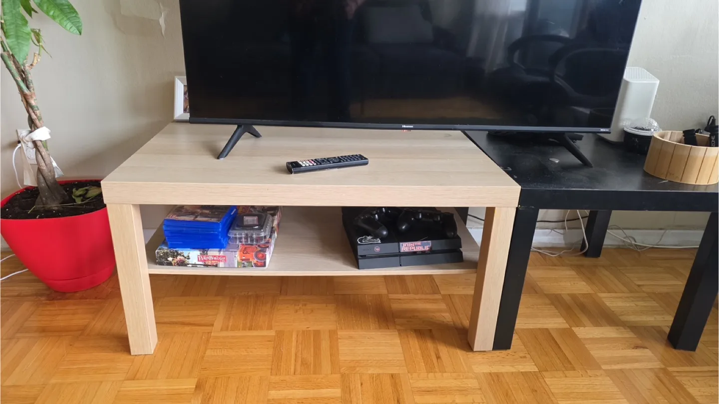 IKEA LACK Coffee Table - White Stained Oak Effect