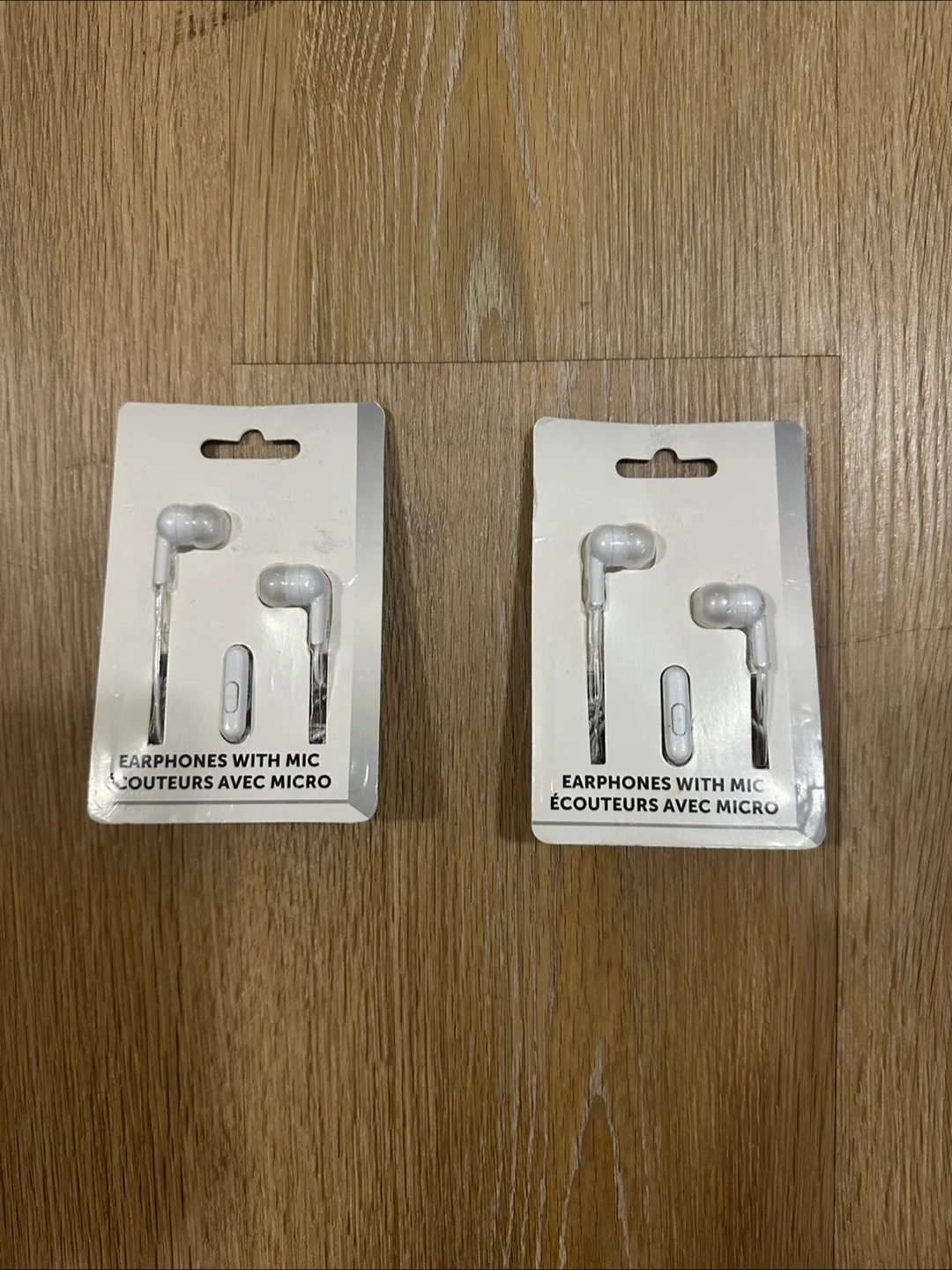 White Earphones with Mic thumbnail