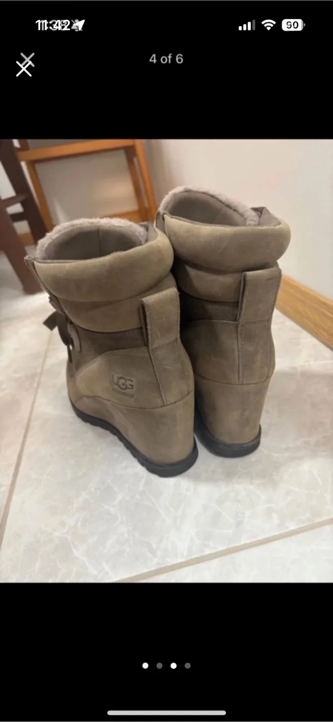 UGG Waterproof Wedge Boots thumbnail