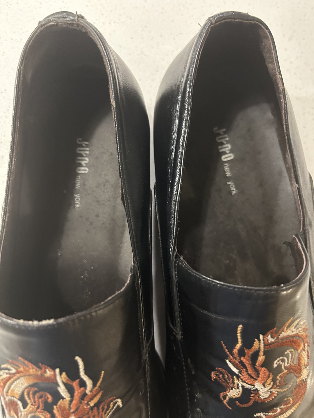 Juppo New York Black Dragon Embroidered Shoes - photo 3