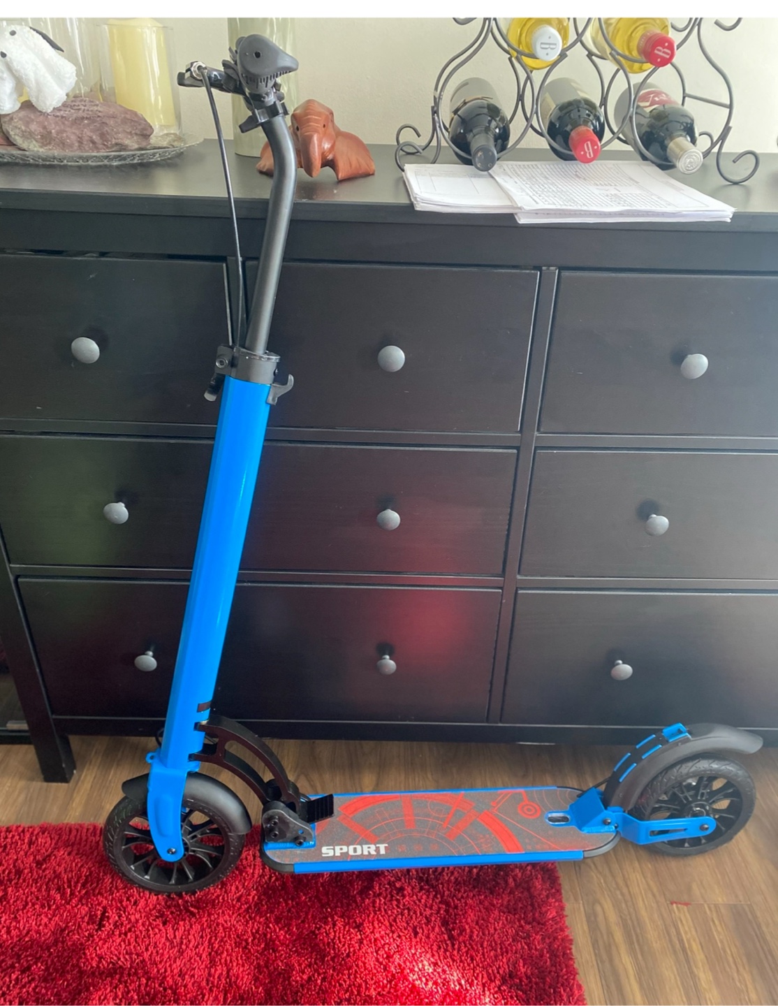 Blue Sport Scooter