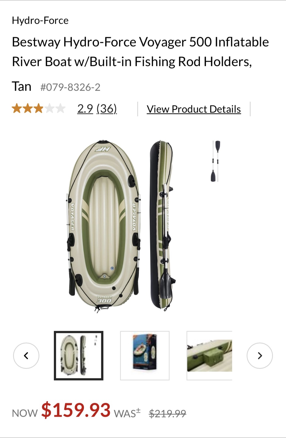Bestway Hydro-Force Voyager Inflatable Boat - photo 3