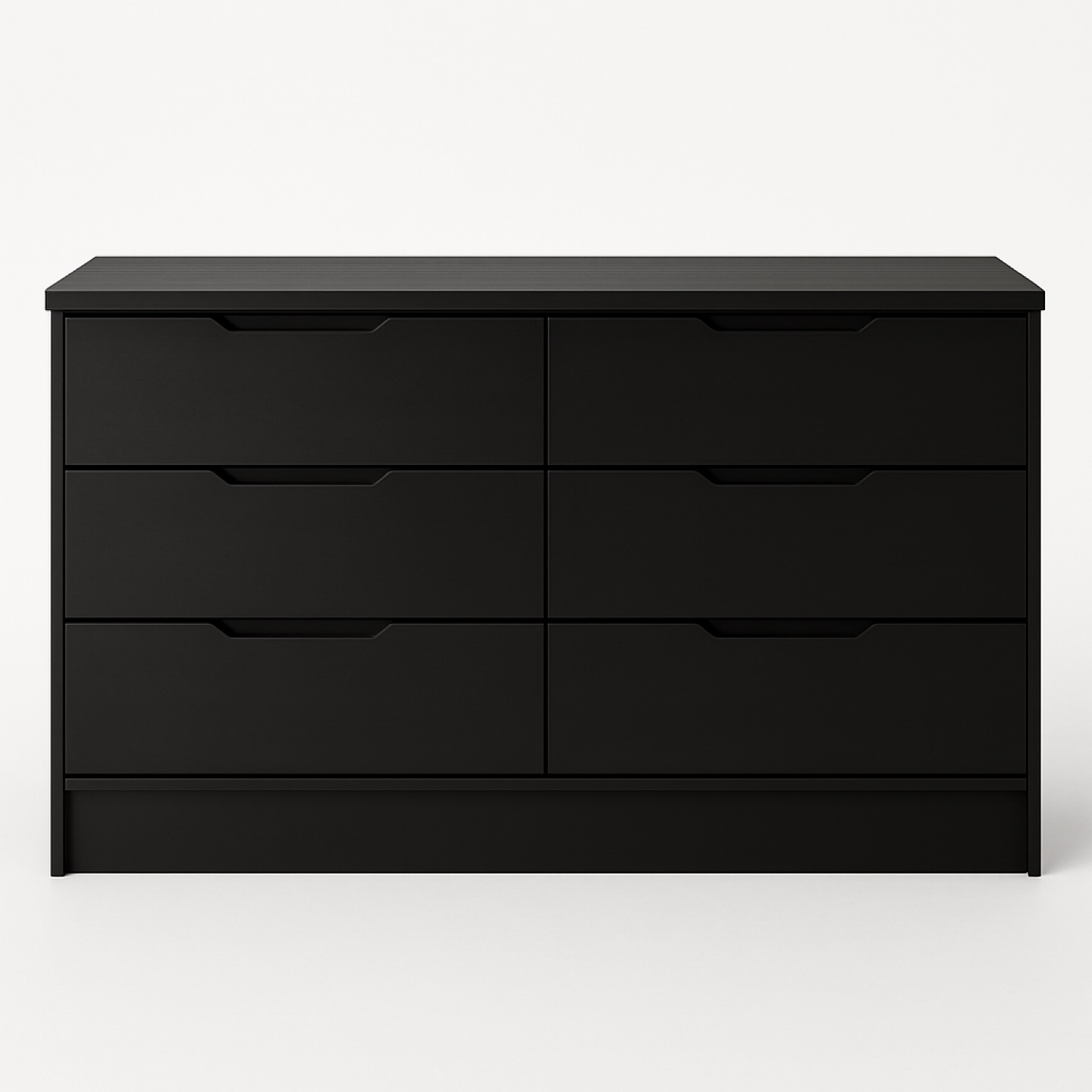URGENT 🚨 Modern Black Dresser with Circular Mirror – $50 - photo 2