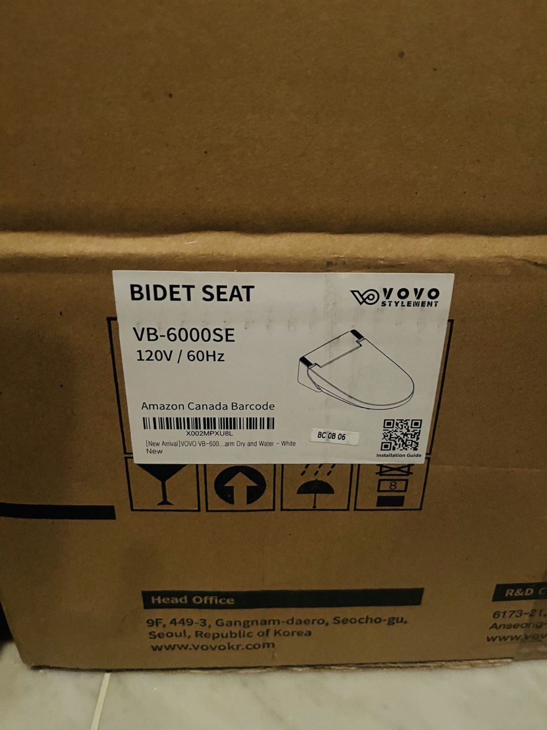 New VOVO VB-6000SE Bidet Seat - Elongated - photo 2
