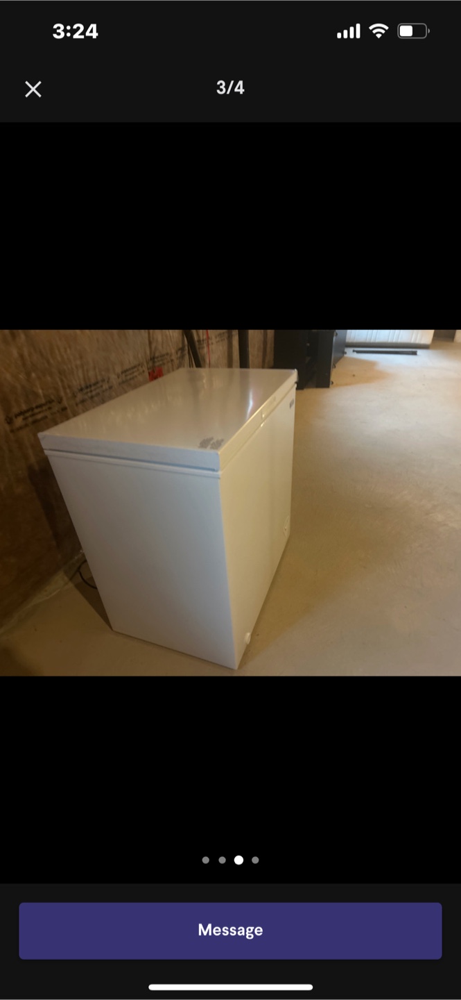 White Chest Freezer - photo 4