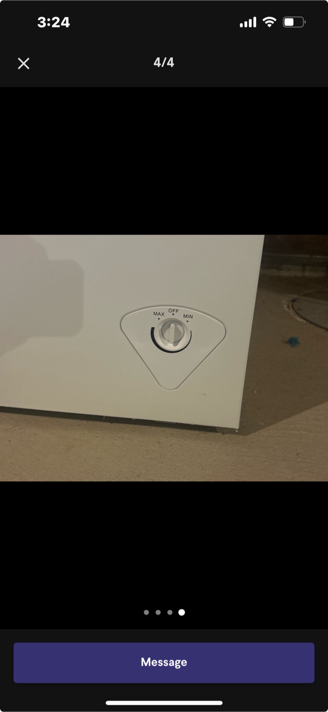 White Chest Freezer - photo 2