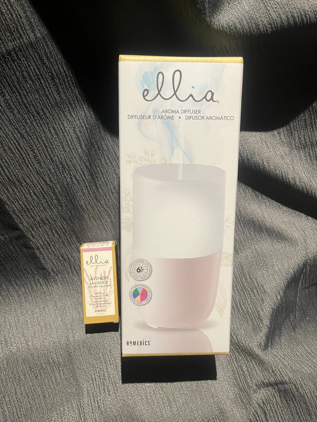 Ellia Ultrasonic Aroma Diffuser with Lavender Essential Oil thumbnail