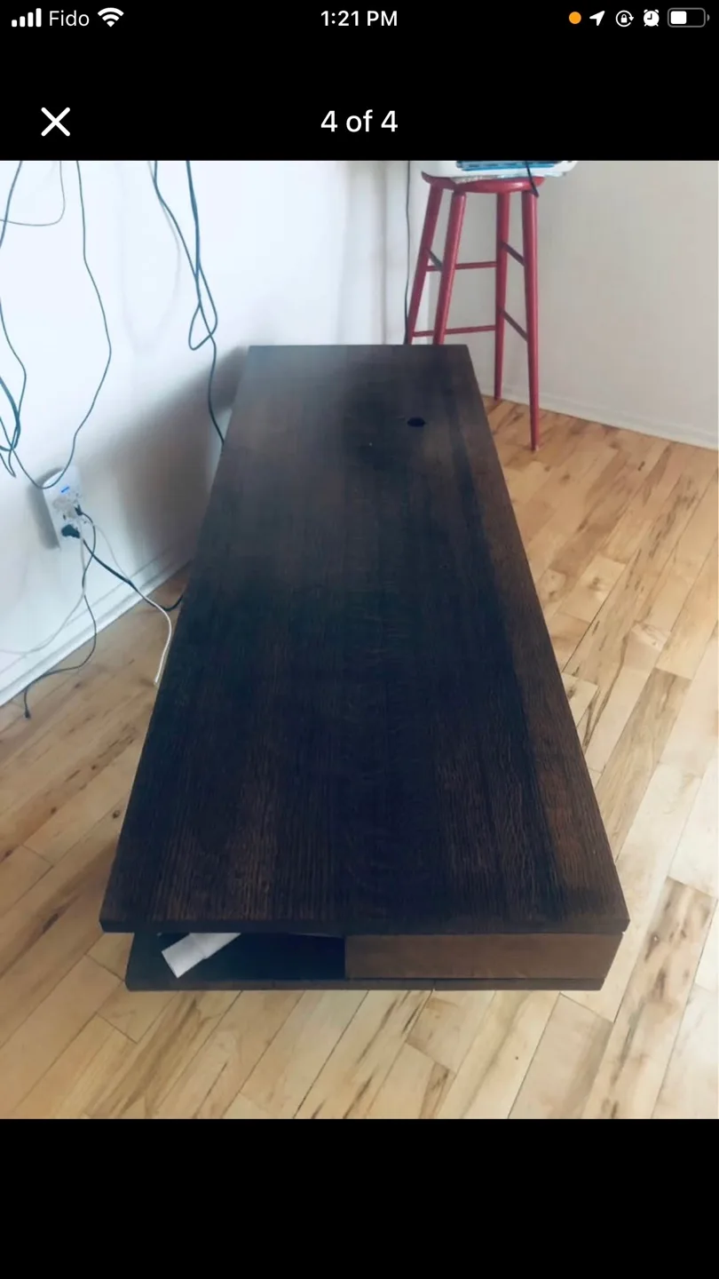 Dark Wood Coffee Table image indicator(2)