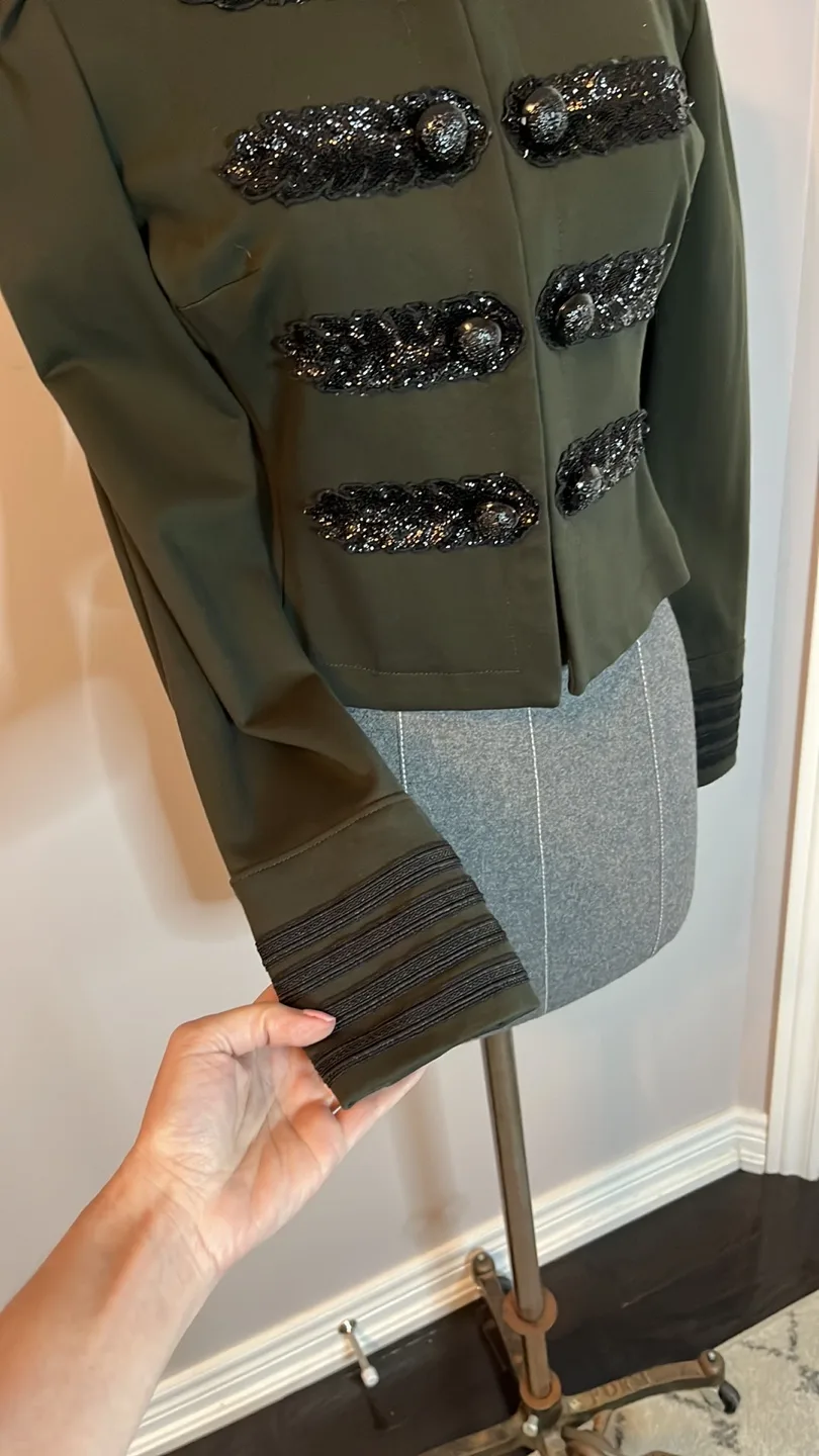 Sparkle Military Style Jacket image indicator(4)