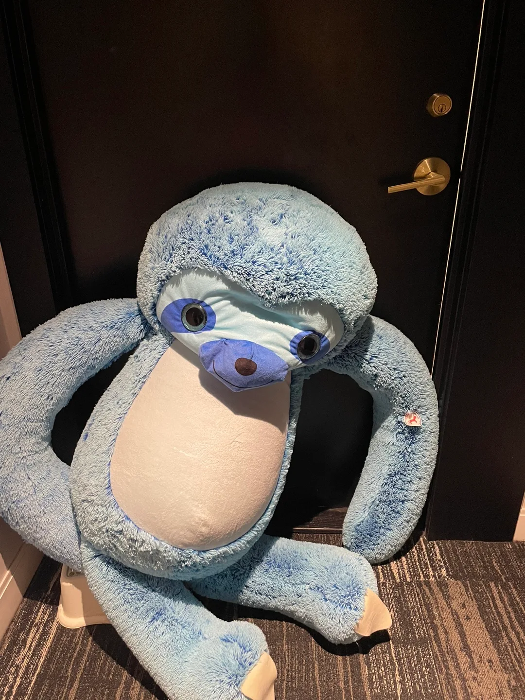 New Giant Carest Softtoys Blue Sloth Plush thumbnail