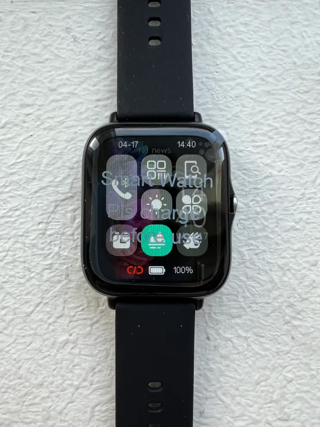 BNIB Black Smart Watch TB40-HS_HUAW03 thumbnail