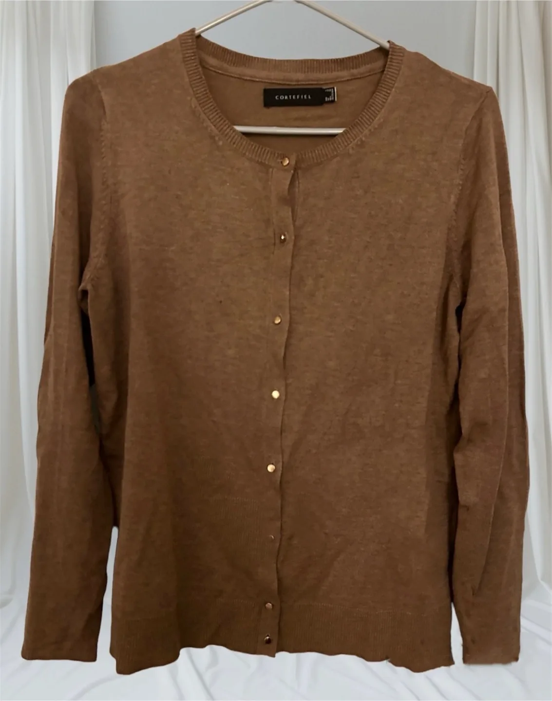 Camel Cardigan from European Brand Cortefiel thumbnail