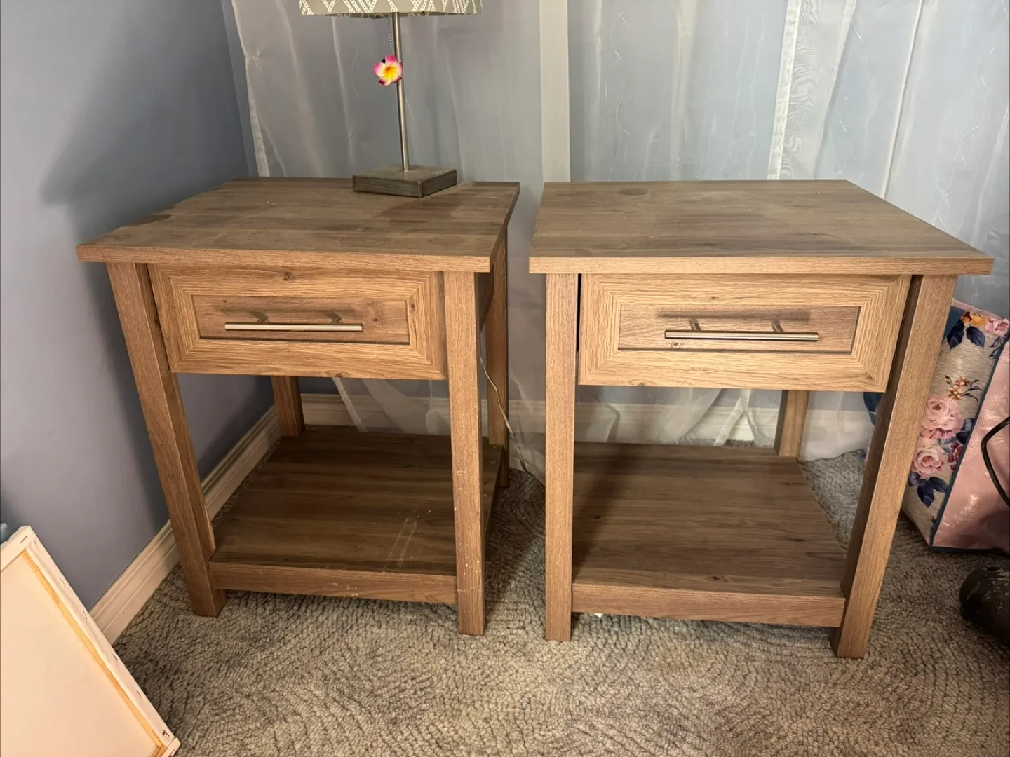 EUC set of end tables/nightstands $180/pair thumbnail