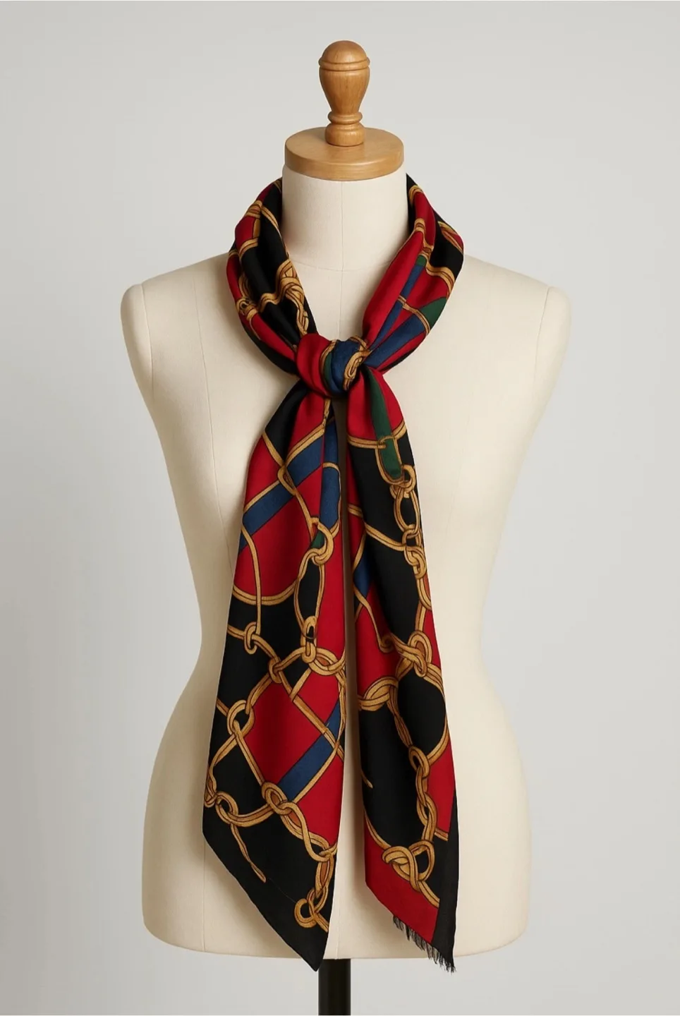 Ralph Lauren 100% Silk Scarf - Equestrian Print image indicator(2)