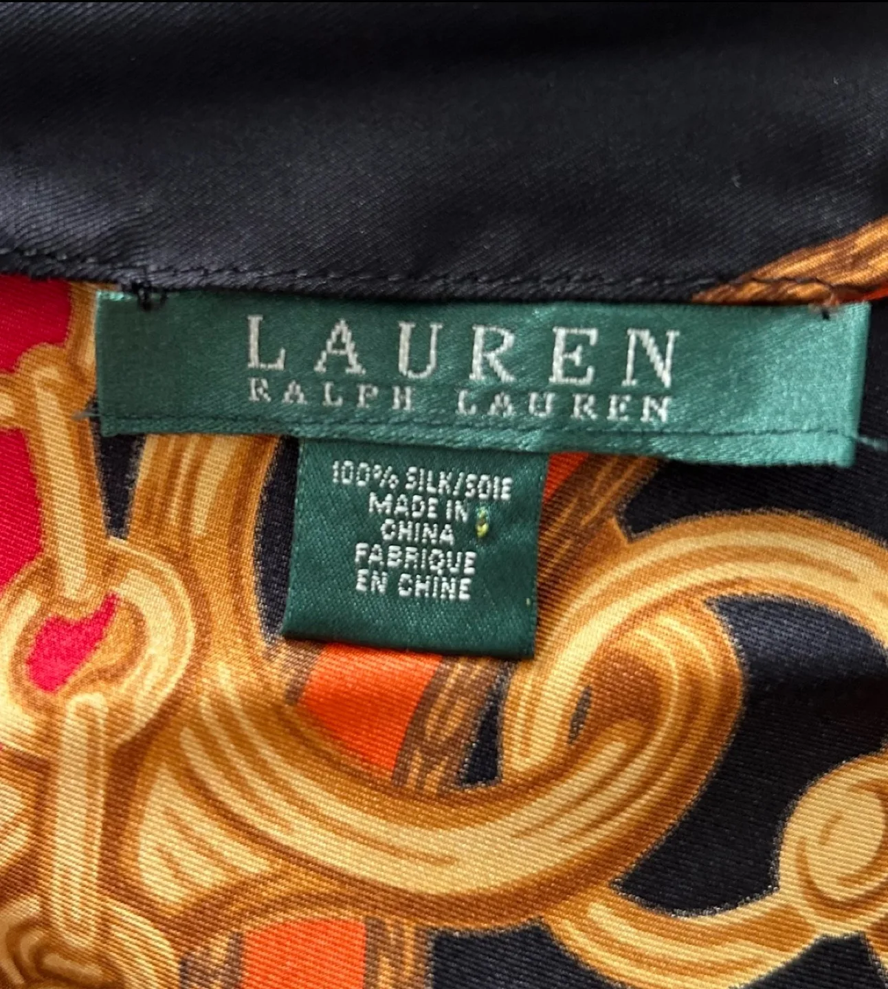 Ralph Lauren 100% Silk Scarf - Equestrian Print image indicator(6)