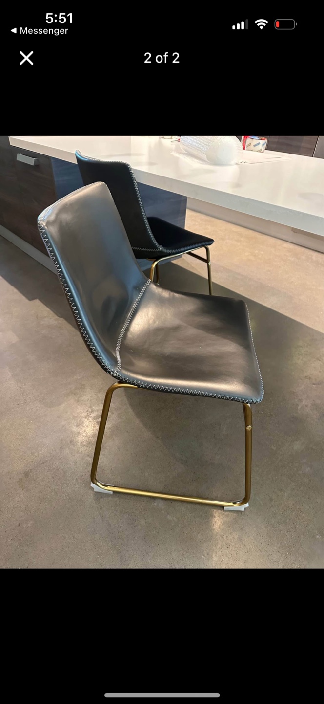 Leather dining chairs - photo 2