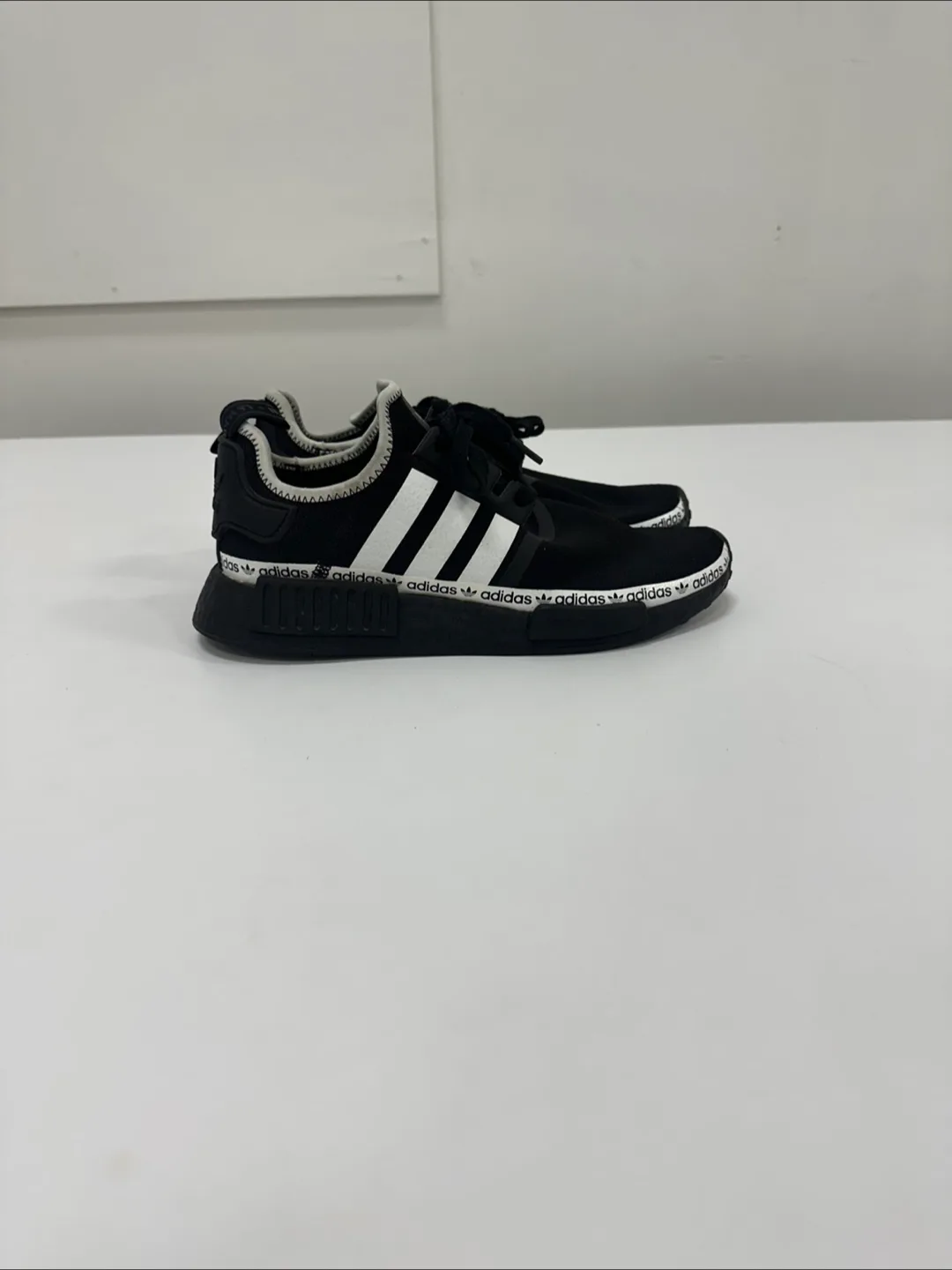 Adidas NMD R1 Black Sneakers thumbnail